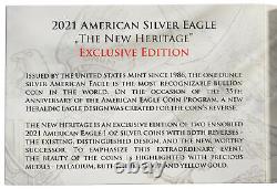 2021 American Silver Eagle La Nouvelle Édition Exclusive Du Patrimoine