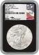 2021 American Silver Eagle Type 1 Ngc Ms 70 Dernier Jour De Production Mercanti Signe