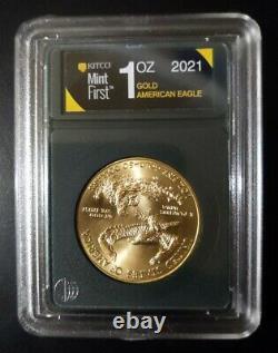 2021 Kitco Mint First 2009 American Gold Eagle 1 Oz Or Fine $50