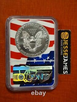 2021 (p) Silver Eagle Ngc Ms70 Er Question D'urgence A Philadelphia Mint