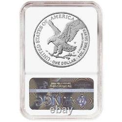 2021-w Preuve $1 Type 2 American Silver Eagle Ngc Pf70uc Er Blue Label