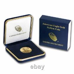 2022 1/2 Oz American Gold Eagle Coin Bu Avec U. S. Boîte À Menthe Sku#248083