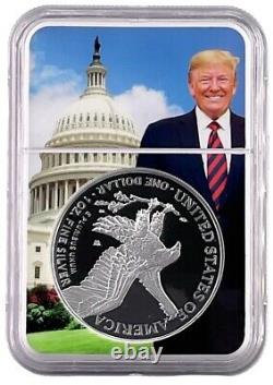 2022 W 1oz Silver Eagle Proof NGC PF70 Ultra Cameo Trump Core POP 364