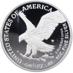 2022 W American Silver Eagle Pr 70 Dcam Pcgs $1 Preuve Première Grève Emily Damstra