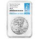 2022-w Brûlé $1 American Silver Eagle Ngc Ms70 Ide First Label