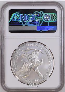 2022-w Burnished American Eagle One Ounce 99,9% Argent 22eg Ngc Ms70