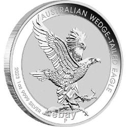 2023 1 Oz Australian Wedge Tail Eagle Silver Coin (bu Lot De 10)