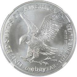 2023 American Silver Eagle Ms10 Ngcx 1 $ Premier Jour Gaudioso Skuopc92