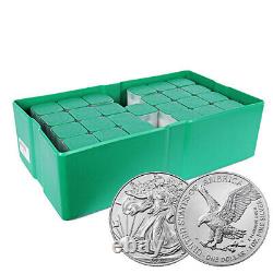 2023 Boîte de monstre d'aigle d'argent américain 1 oz (500 pièces, non circulées)