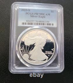 2023-S 1 $ Aigle d’argent américain PR70DCAM PCGS