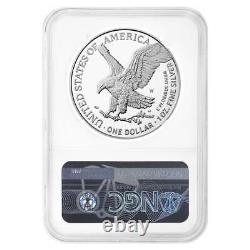 2023-W 1 oz Preuve d'aigle américain en argent NGC PF 70 UCAM Premières sorties.