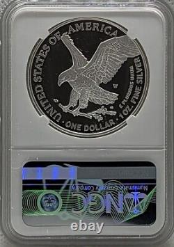 2023 W $ Proof Silver Eagle Ngc Pf70 Uc Fdoi Ana Afficher L'étiquette
