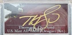 2024 1 $ Argent Aigle FDOI PCGS MS70 Signé par Thomas Cleveland Monnaie 1 sur 300