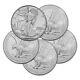 2024 1 Oz American Silver Eagle Coin Bu Lot De 5 Pièces