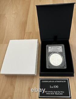 2024 ASE 1 oz Aigle en Argent STAR PRIVY PCGS FS MS70 Premier Coup Limité 1 DES 100