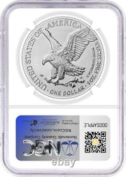 2024 (P) 1 $ Argent Aigle Étoile Privé NGC MS70 FDOI Série Designer Gaudioso