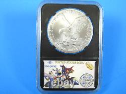 2024 (P) Aigle d'argent non circulé avec l'effigie à 5 étoiles NGC Ms 70, premiers 50 000 émis