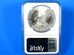 2024 (P) Aigle en Argent Américain avec Privy 5 Étoiles NGC Ms 70 FDOI, Signé par M. Gaudioso