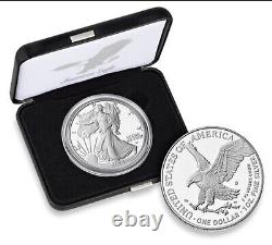 2024-S American Silver Eagle Proof Coin 24EM San Francisco Boîte OGP & COA Prévente