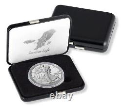 2024-S American Silver Eagle Proof Coin 24EM San Francisco Boîte OGP & COA Prévente