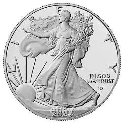 2024-S American Silver Eagle Proof Coin 24EM San Francisco Boîte OGP & COA Prévente