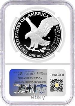 2024 W $1 Aigle d'argent épreuve NGC PF70 Ultra Cameo Premier jour de l'émission Gaudioso