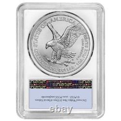 2024 (W) 1 $ American Silver Eagle PCGS MS70 FS Étiquette Drapeau Cadre Blanc