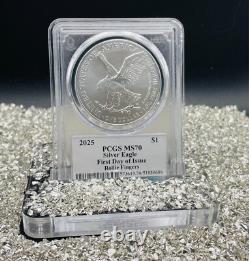 2025 $1 Aigle d’argent FDOI MS70 HOF Légendes de la vie Rollie Fingers 1 sur 10 Mint