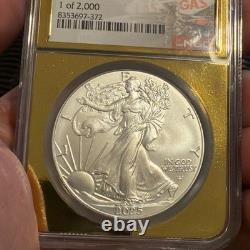 2025 Aigle ? Sortie anticipée ? NGC MS70 ? Étiquette Vegas Gold Label