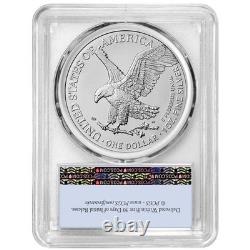 2025 (P) 1 $ Aigle en Argent Américain Premier Aigle Privé PCGS MS69 FS Étiquette Drapeau