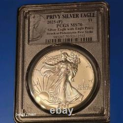 2025(P) Aigle d’argent Eagle Privy PCGS MS70