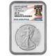 2025 (p) American Silver Eagle Avec Privilège De L'aigle Ngc Ms70 Premières Émissions
