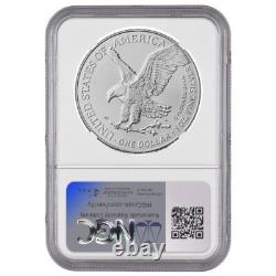 2025 (P) American Silver Eagle avec Privilège de l'Aigle NGC MS70 Premières Émissions