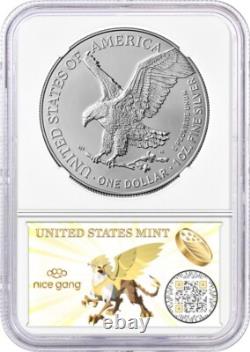 2025 (P) Silver Eagle Premier Eagle Privy NGC MS70 Un des premiers 50 000 Salzberg