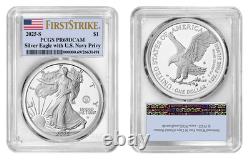 2025 S Silver Eagle 1 $ US Navy Privy PCGS PR69DCAM FirstStrike #2