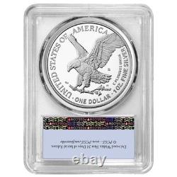 2025-S épreuve $1 aigle en argent américain Navy Privy PCGS PR69DCAM FS étiquette drapeau