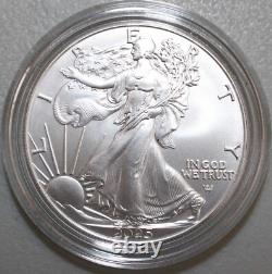 2025 W 1 $ en argent brillant non circulé Eagle, boîte de la Monnaie de West Point et certificat d’authenticité (COA)