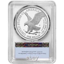 2025-W Épreuve $1 Aigle en Argent Américain Army Privy PCGS PR69DCAM FS Étiquette Drapeau