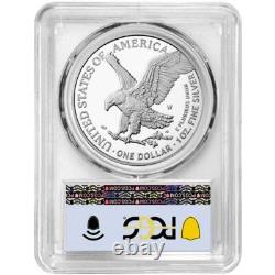 2025-W Épreuve $1 Aigle en Argent Américain PCGS PR70DCAM Étiquette Drapeau FDOI
