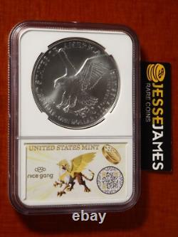 2025 (p) Aigle en Argent Ngc Ms70 Première Édition Privée Première de 50,000 Émis