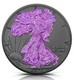 2025 Pièce De Monnaie En Argent De 1 Oz Édition Holo Rose Sombre Aigle Des États-unis