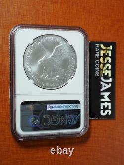 2026 1 $ aigle en argent américain Ngc Ms70 premier jour d'émission signé par John Mercanti