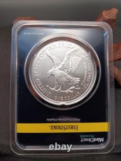 2026 1 oz Argent American Eagle (MD Premier + PCGS FirstStrike) LIVRAISON GRATUITE