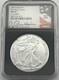 2026 Aigle D&rsquo;argent Am&Eacute;ricain Ngc Ms70 Fdoi Noyau Noir Sign&Eacute; Paul Hollis 1 Sur 2026
