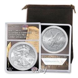 2026 ANACS MS70 Aigle d’argent Double daté Daniel Carr Constitution surfrappe