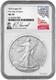 2026 American Silver Eagle Jour De La Premi&egrave;re &Eacute;mission Ngc Ms70 Sign&eacute; Par Harrigal