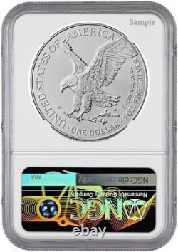 2026 American Silver Eagle Jour de la Première Émission NGC MS70 Signé par Harrigal