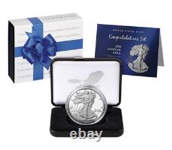 2026 Félicitations Ensemble Pièce en Argent Proof American Eagle 1 oz PRE-VENTE