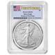 2026 (w) 1 $ 1 Oz American Silver Eagle Pcgs Ms70 Fs &eacute;tiquette Drapeau