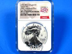 2026 (W), W, P &W, ensemble de 4 pièces, ensemble complet A. S. E. YR NGC MS/PF 70, FDOI, 250